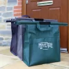 Reusable shopping bags door step